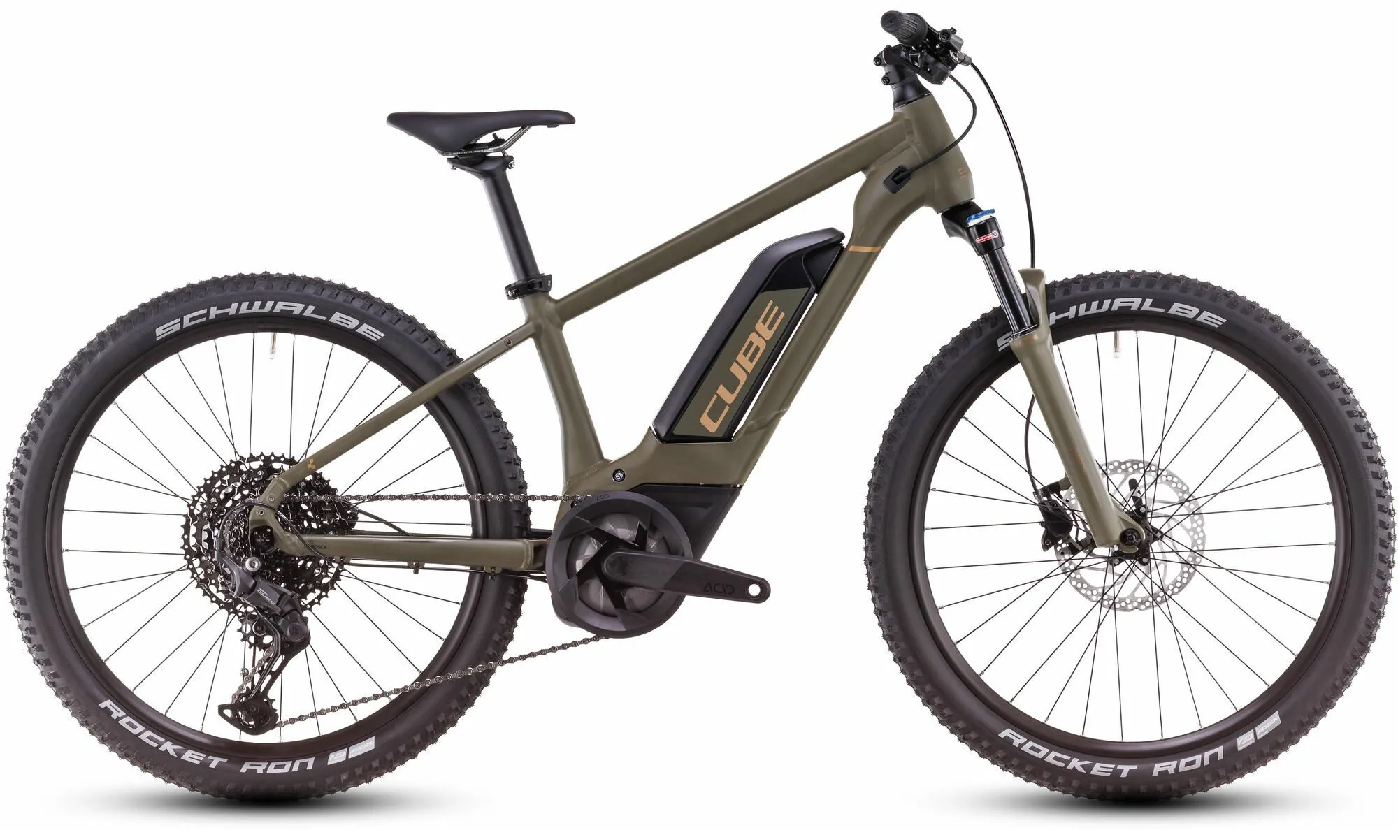 Cube Acid 240 Hybrid Rookie SLX 500 dustyolive´n´gold 24" 500 Wh Diamant, Olivgrün, 24" Cube Acid 240 Hybrid Rookie SLX 500 dustyolive´n´gold 24" 500 Wh Diamant, Olivgrün, 24"