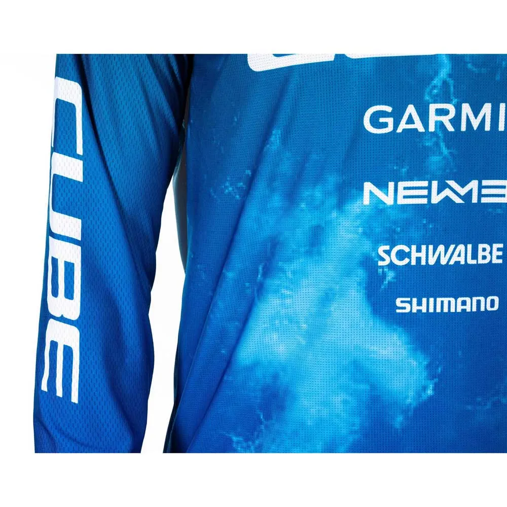 Cube Actionteam Langarm Enduro Trikot, Blue / green, 3XL Cube Actionteam Langarm Enduro Trikot, Blue / green, 3XL