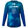 Cube Actionteam Langarm Enduro Trikot, Blue / green, 3XL