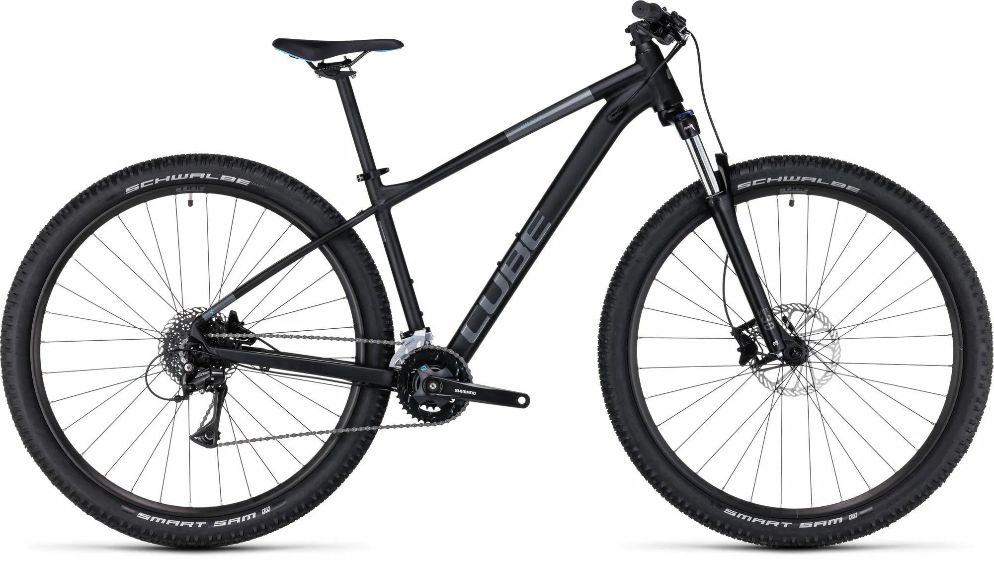 Cube Aim Race black´n´azure 27,5" Diamant, Schwarz, XS Cube Aim Race black´n´azure 27,5" Diamant, Schwarz, XS