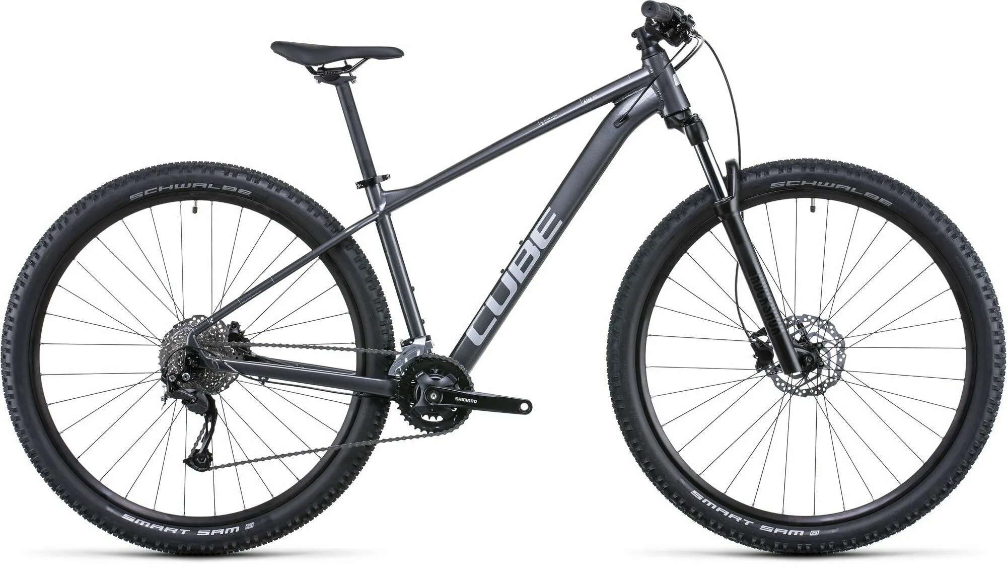 Cube Aim SL graphite´n´metal 29" Diamant