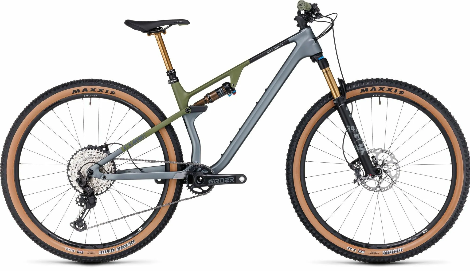 Cube AMS ONE11 C:68X TM 29 flashgrey´n´olive 29" Diamant, Grau, L Cube AMS ONE11 C:68X TM 29 flashgrey´n´olive 29" Diamant, Grau, L