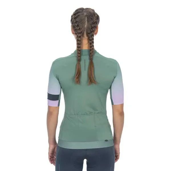 Cube Blackline Fade Kurzarm-radtrikot, Green / violet, XL Cube Blackline Fade Kurzarm-radtrikot, Green / violet, XL