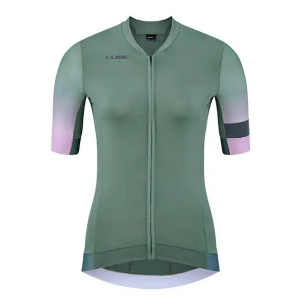 Cube Blackline Fade Kurzarm-radtrikot, Green / violet, XL Cube Blackline Fade Kurzarm-radtrikot, Green / violet, XL