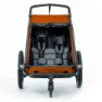 Cube Cmpt X Actionteam Double Trailer, Grey / orange, One Size