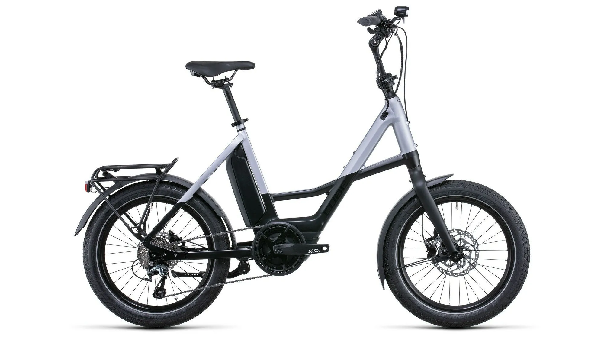 Cube Compact Sport Hybrid black´n´polarsilver 20" 500 Wh Wave, Hersteller-black´n´polarsilver Cube Compact Sport Hybrid black´n´polarsilver 20" 500 Wh Wave, Hersteller-black´n´polarsilver