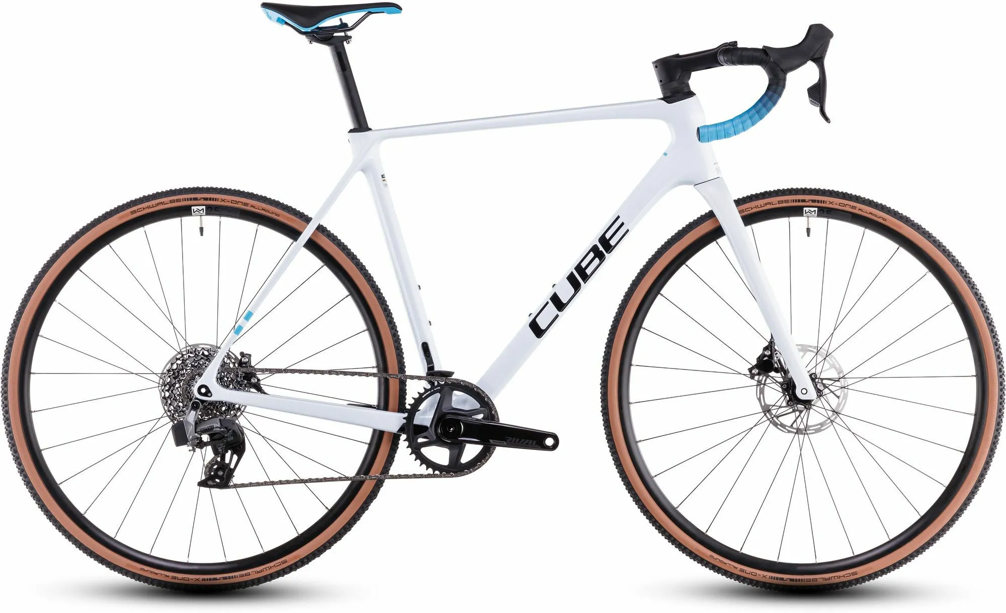 Cube Cross Race C:62 Race polarwhite´n´blue 28" Diamant Cube Cross Race C:62 Race polarwhite´n´blue 28" Diamant