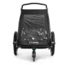 Cube Double Cmpt Fahrradanhänger, Black, Max 42kg