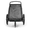 Cube Double Cmpt Fahrradanhänger, Black, Max 42kg