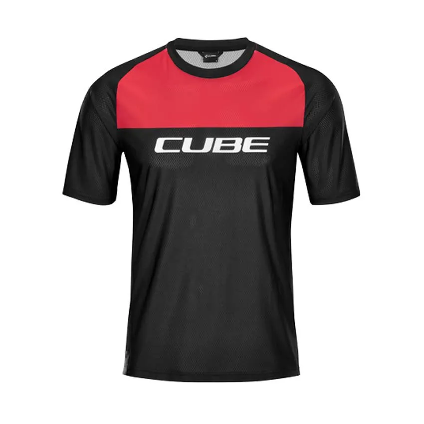 Cube Edge Kurzarm Enduro Trikot, Black / red, S Cube Edge Kurzarm Enduro Trikot, Black / red, S