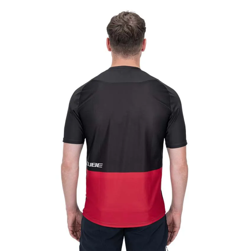 Cube Edge Kurzarm Enduro Trikot, Black / red, S Cube Edge Kurzarm Enduro Trikot, Black / red, S