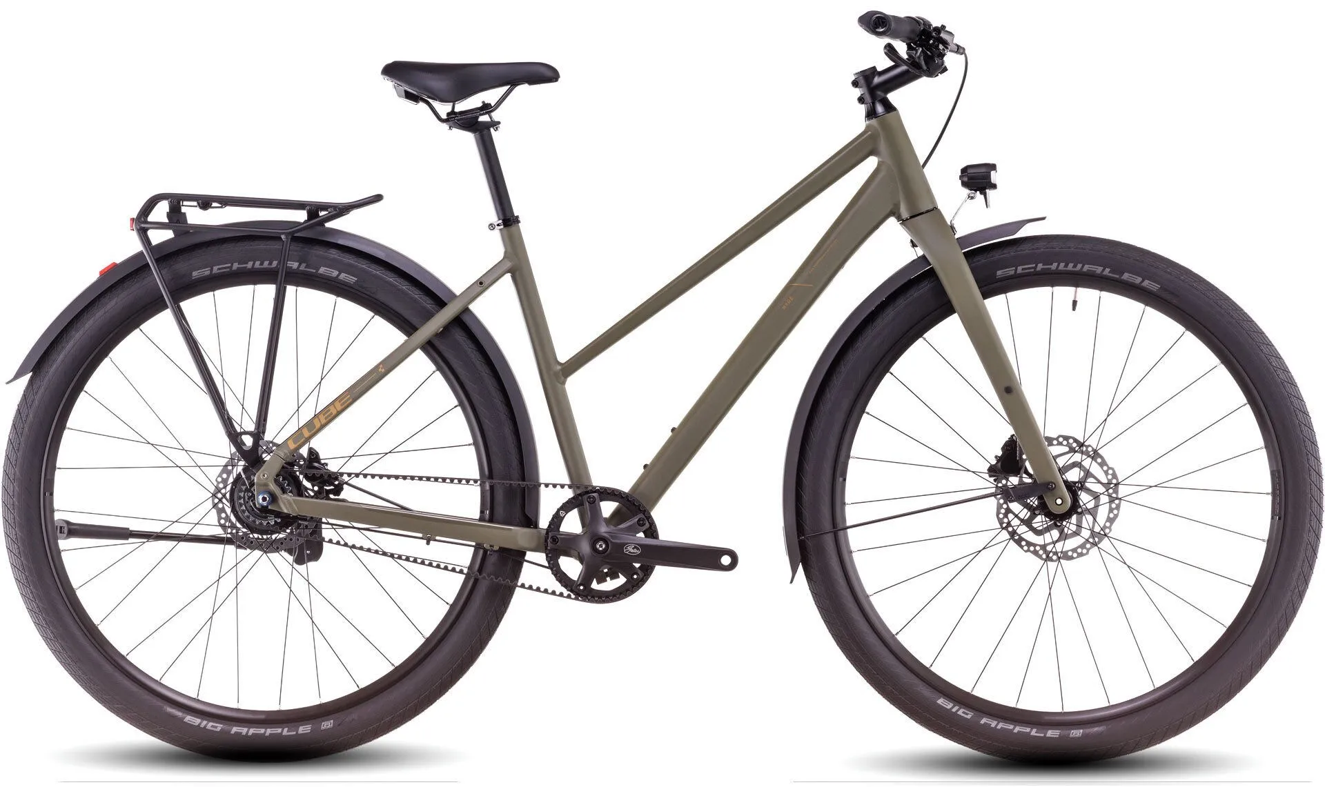 Cube Hyde Pro FE dustyolive´n´gold 28" Trapez, Olivgrün, 50cm Cube Hyde Pro FE dustyolive´n´gold 28" Trapez, Olivgrün, 50cm