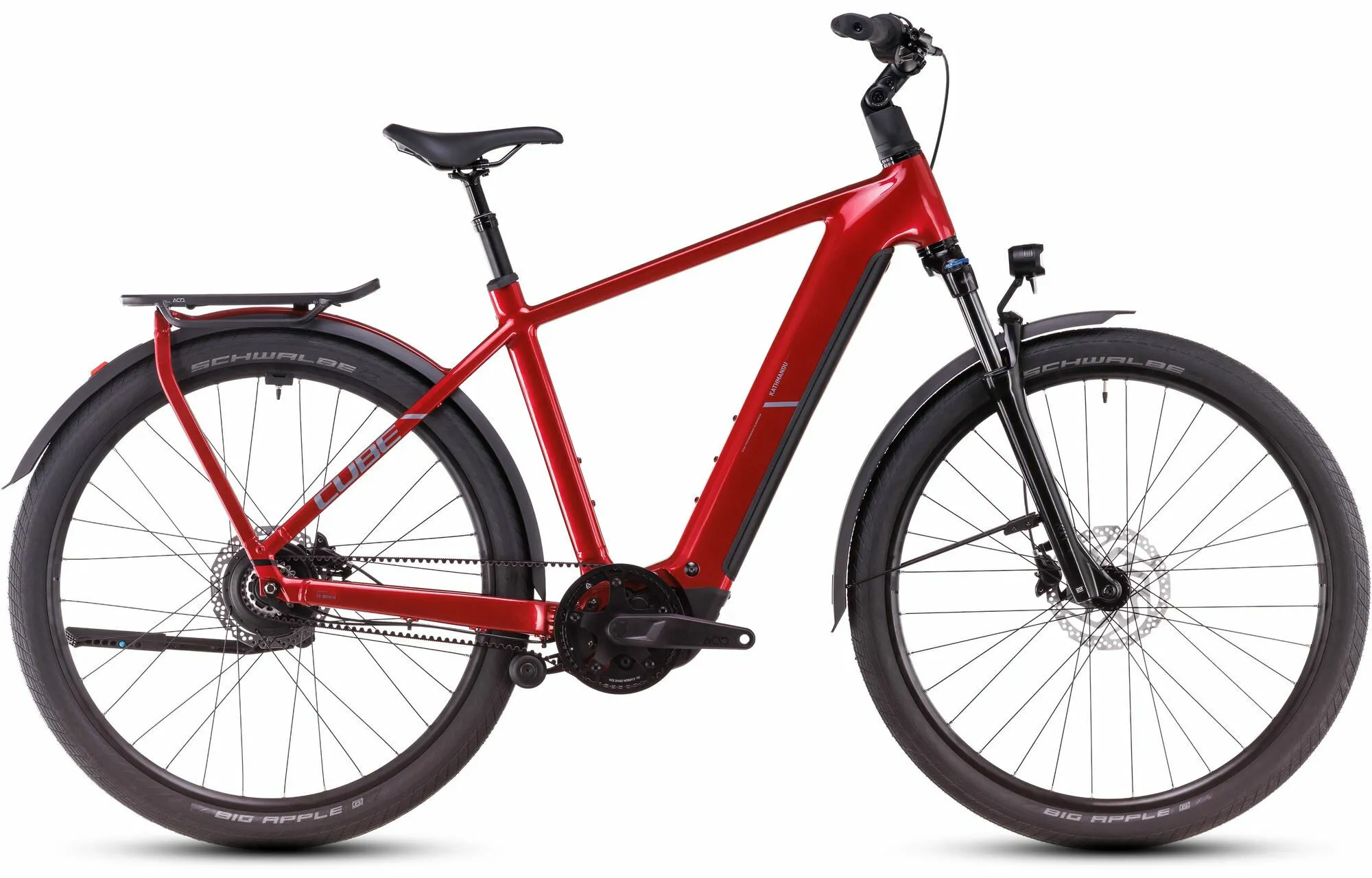 Cube Kathmandu Hybrid Comfort Pro 800 electricred´n´red 28" 800 Wh Diamant, Rot, 54cm Cube Kathmandu Hybrid Comfort Pro 800 electricred´n´red 28" 800 Wh Diamant, Rot, 54cm