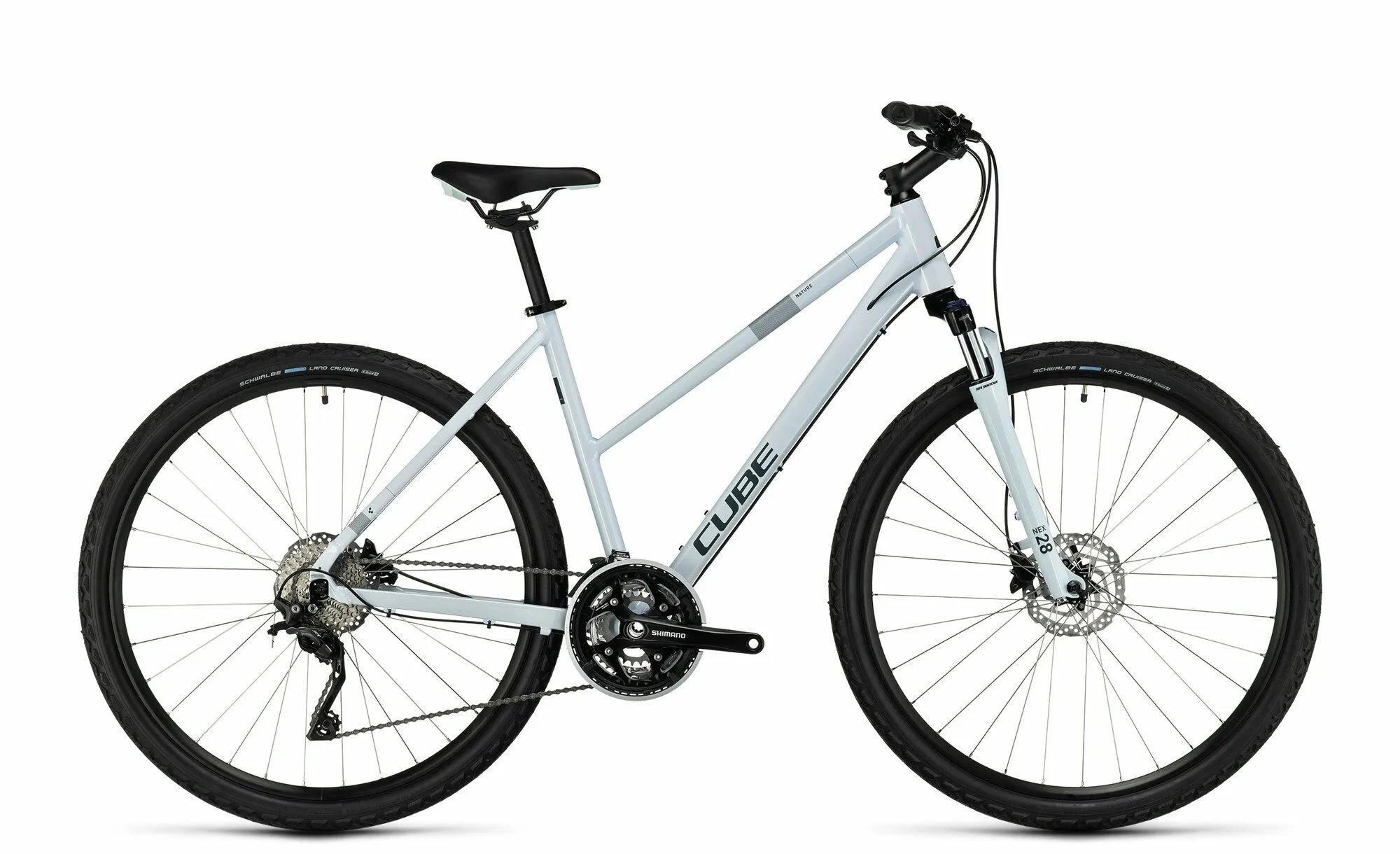 Cube Nature Pro frostwhite´n´grey 2023 28" Trapez Cube Nature Pro frostwhite´n´grey 2023 28" Trapez