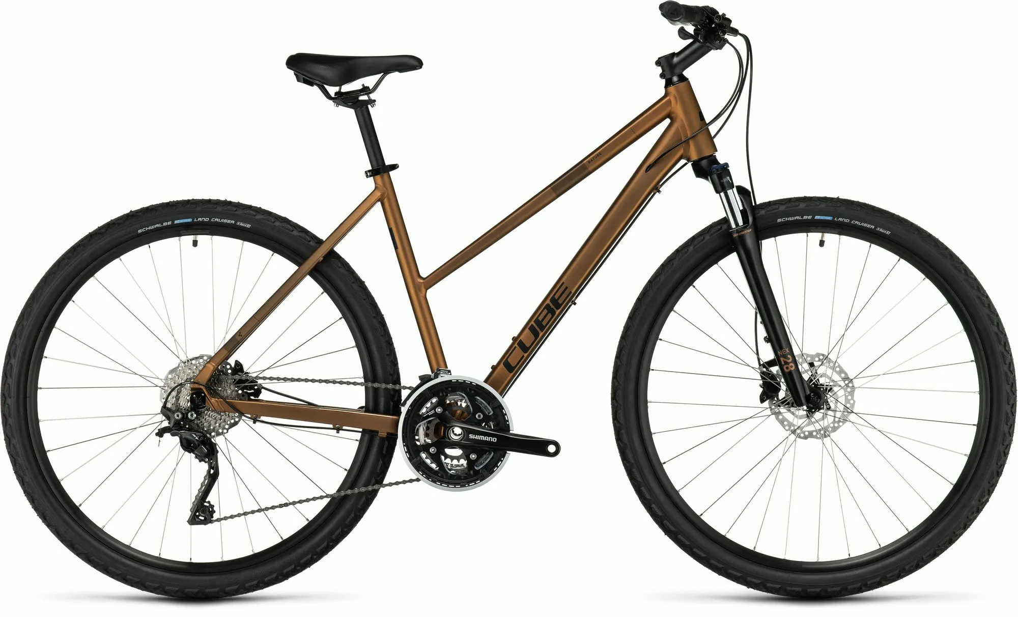 Cube Nature Pro gold´n´black 28" Trapez, Hersteller-gold´n´black, 54cm