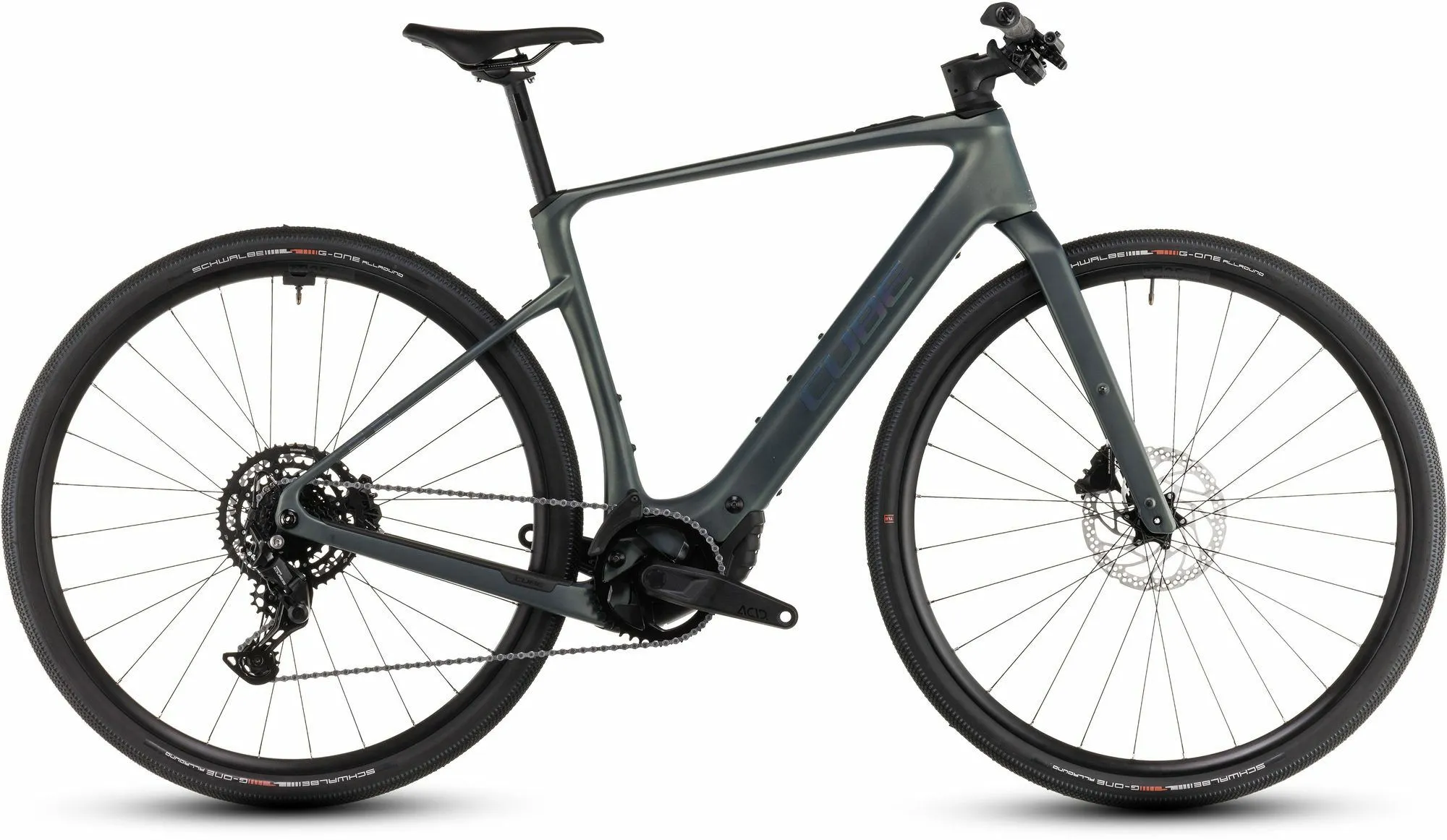 Cube Nulane Hybrid C:62 Race 400X sagebrushgreen´n´prism 28" 400 Wh Diamant