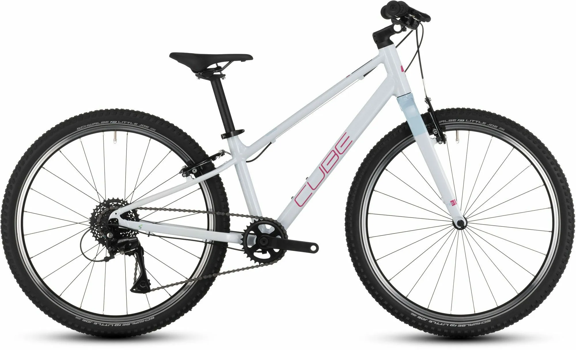 Cube Numove 240 flashwhite´n´pink 24" Diamant, Weiß, 24"
