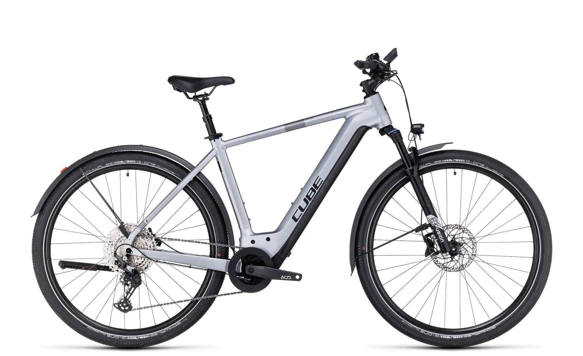 Cube Nuride Hybrid EXC 625 Allroad polarsilver´n´black 28" 625 Wh Diamant Cube Nuride Hybrid EXC 625 Allroad polarsilver´n´black 28" 625 Wh Diamant