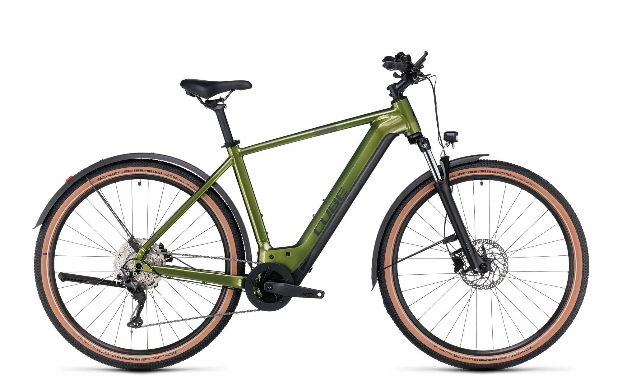 Cube Nuride Hybrid Pro 625 Allroad shinymoss´n´black 28" 625 Wh Diamant Cube Nuride Hybrid Pro 625 Allroad shinymoss´n´black 28" 625 Wh Diamant