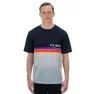 Cube Organic Logo Stripes Kurzarm-t-shirt, Grey melange / black, M