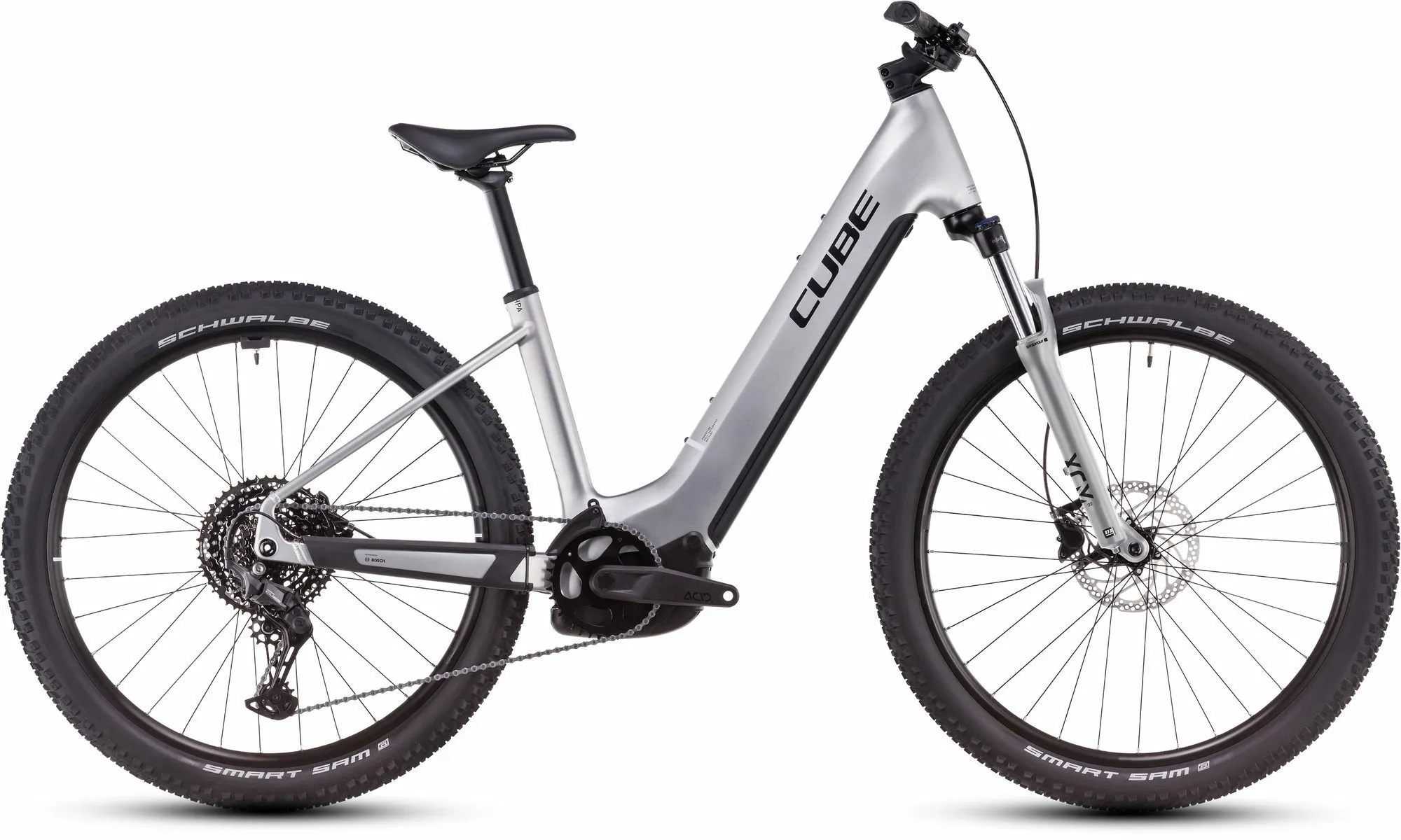 Cube Reaction Hybrid ONE 600 silver´n´black 27,5" 600 Wh Wave, Hersteller-silver´n´black, S