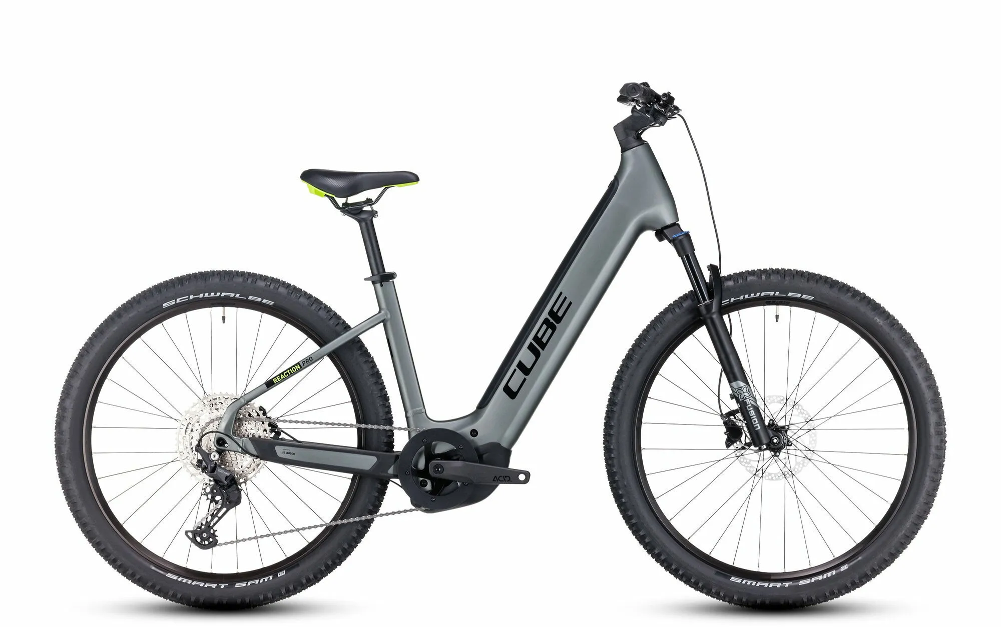 Cube Reaction Hybrid Pro 750 flashgrey´n´green 27,5" 750 Wh Wave, Hersteller-flashgrey´n´green, L Cube Reaction Hybrid Pro 750 flashgrey´n´green 27,5" 750 Wh Wave, Hersteller-flashgrey´n´green, L