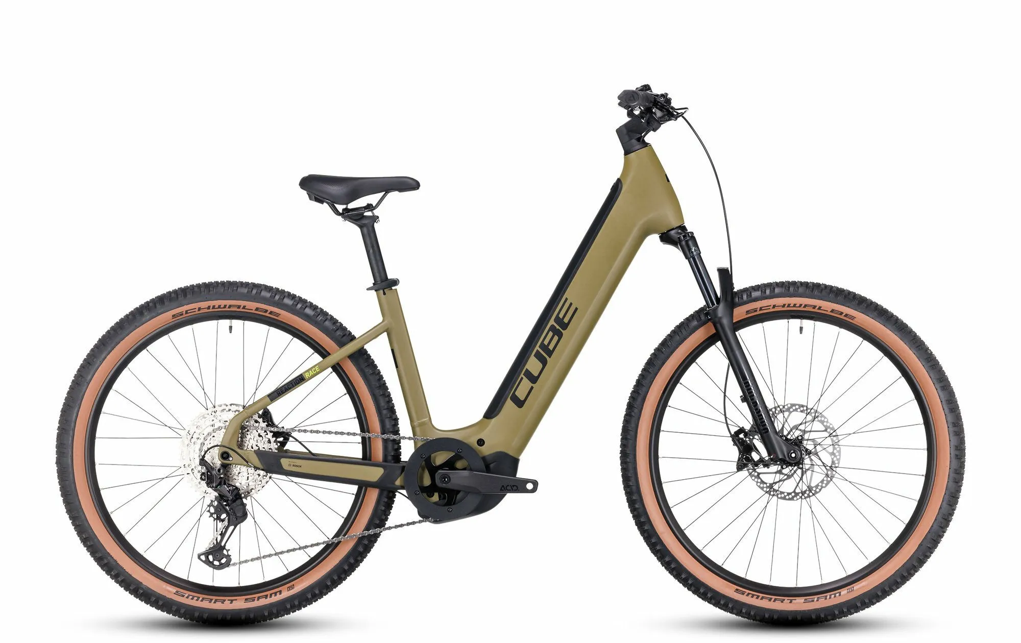 Cube Reaction Hybrid Race 625 olive´n´green 27,5" 625 Wh Wave, Hersteller-olive´n´green, S