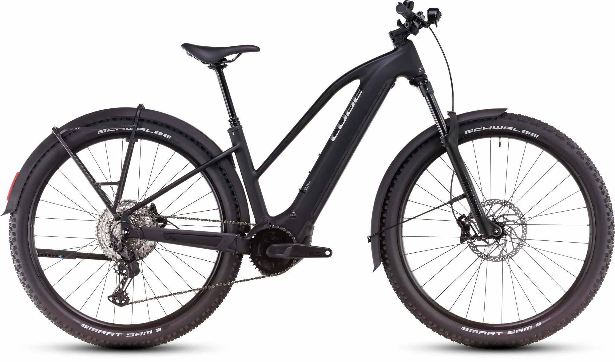 Cube Reaction Hybrid Race 800 Allroad black´n´metal 29" 800 Wh Trapez