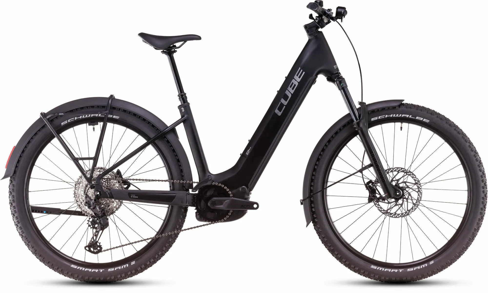 Cube Reaction Hybrid Race 800 Allroad black´n´metal 29" 800 Wh Wave