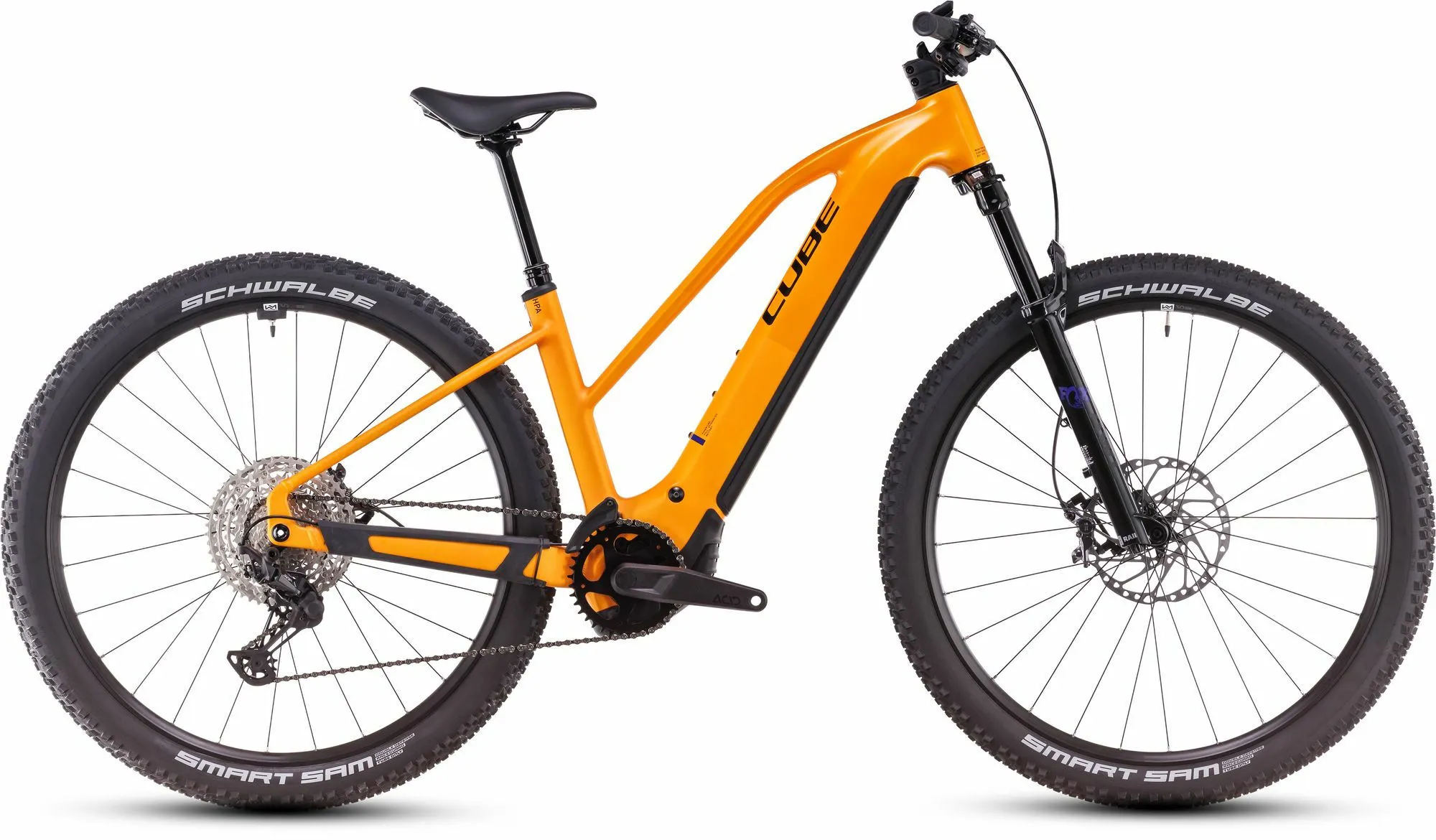 Cube Reaction Hybrid SLX 800 spectraorange´n´violet 29" 800 Wh Trapez