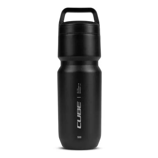 Cube Stainless Steel Arc Insulated 500ml Trinkflasche, Black, One Size Cube Stainless Steel Arc Insulated 500ml Trinkflasche, Black, One Size