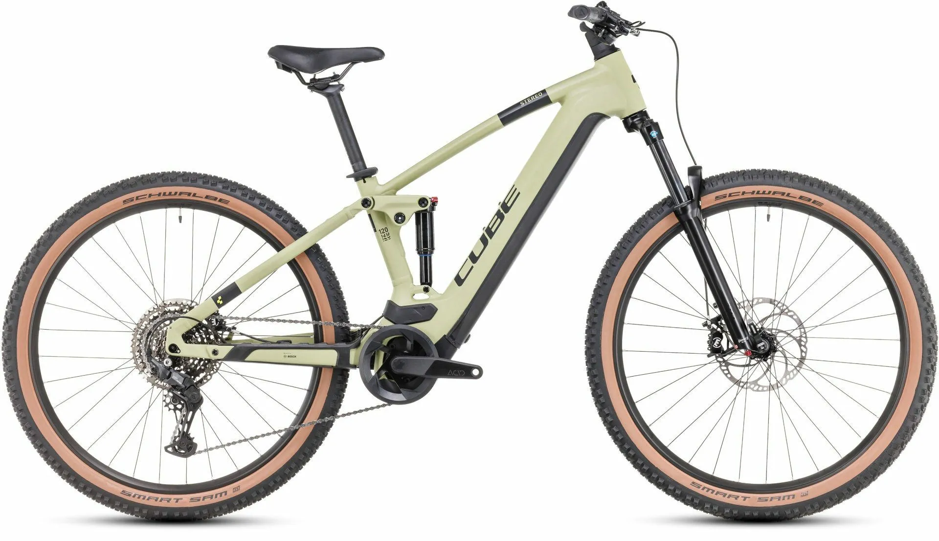 Cube Stereo Hybrid 120 ONE 750 olive´n´green 29" 750 Wh Diamant