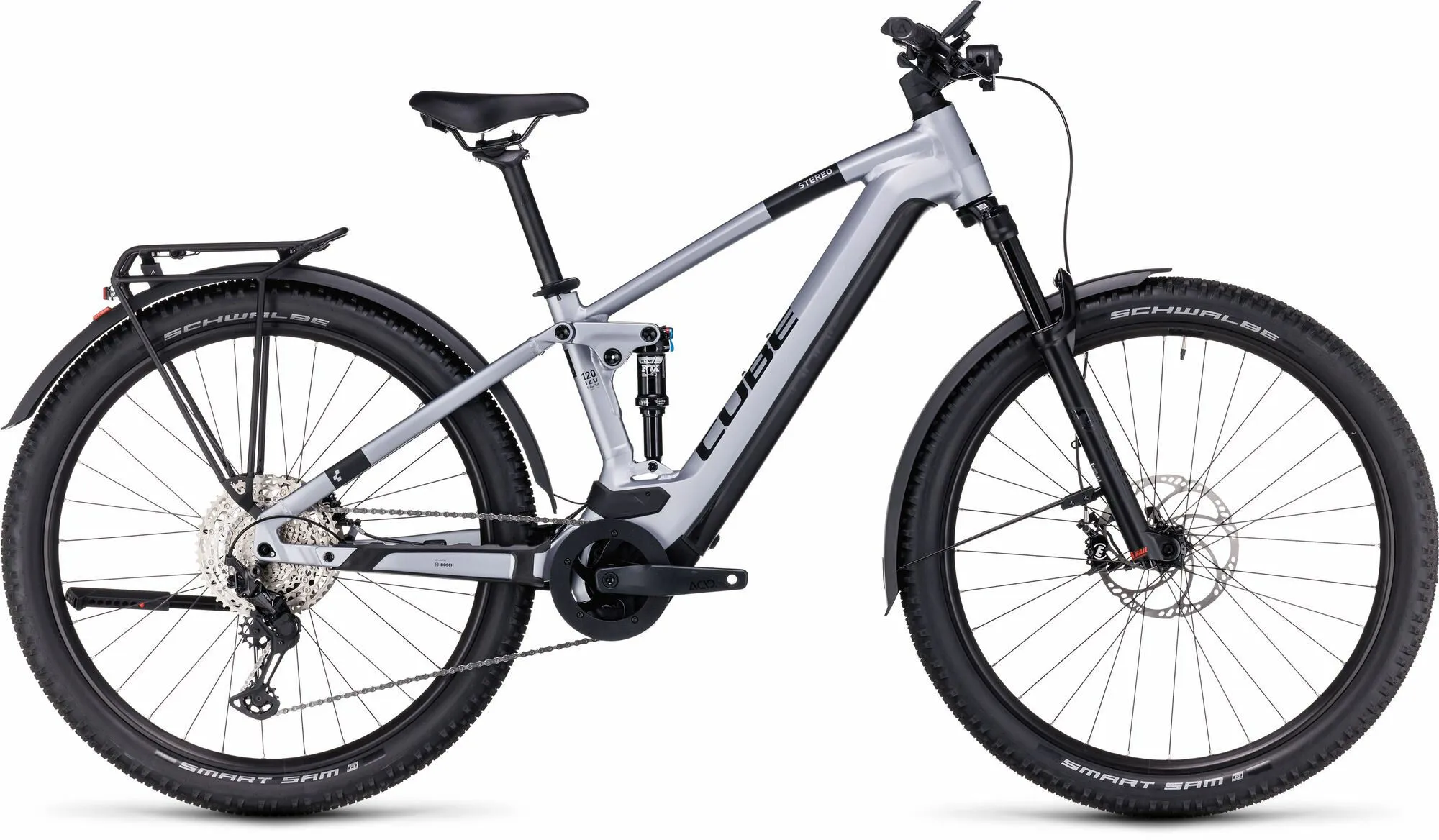 Cube Stereo Hybrid 120 Race 750 Allroad polarsilver´n´black 29" 750 Wh Diamant, Silber, L Cube Stereo Hybrid 120 Race 750 Allroad polarsilver´n´black 29" 750 Wh Diamant, Silber, L