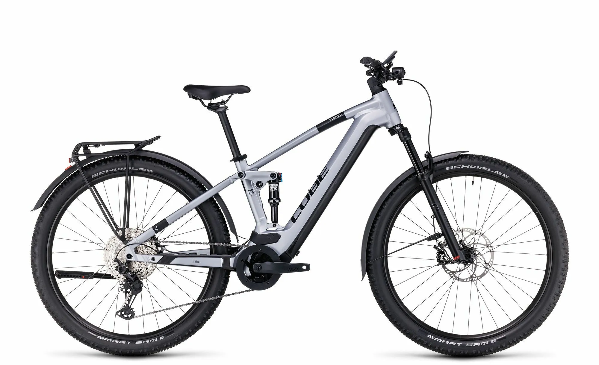 Cube Stereo Hybrid 120 Race Allroad 750 polarsilver´n´black 29" 750 Wh Diamant, Hersteller-polarsilver´n´black, XL
