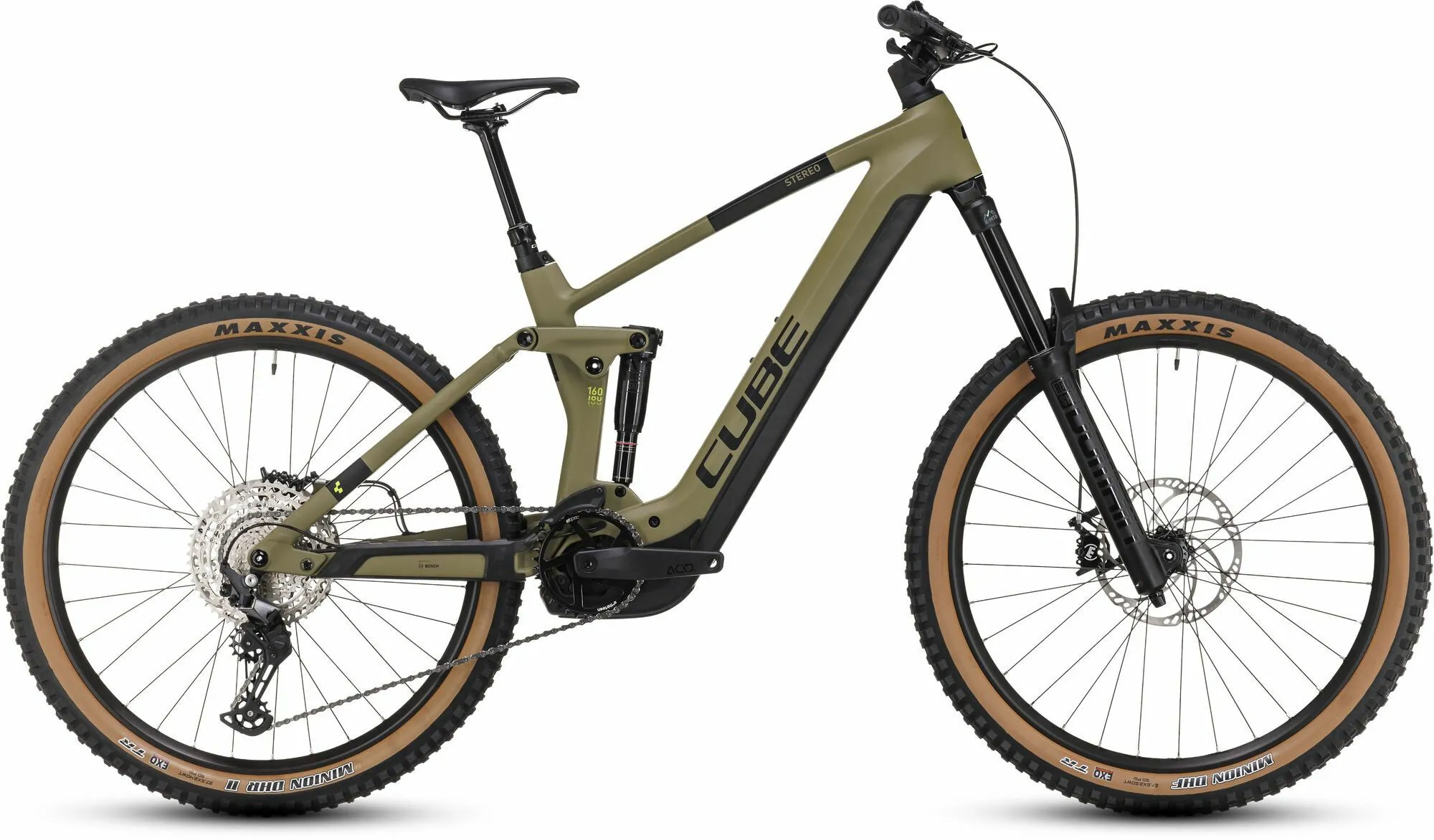 Cube Stereo Hybrid 160 HPC Race 750 27.5 olive´n´green 27,5" 750 Wh Diamant Cube Stereo Hybrid 160 HPC Race 750 27.5 olive´n´green 27,5" 750 Wh Diamant