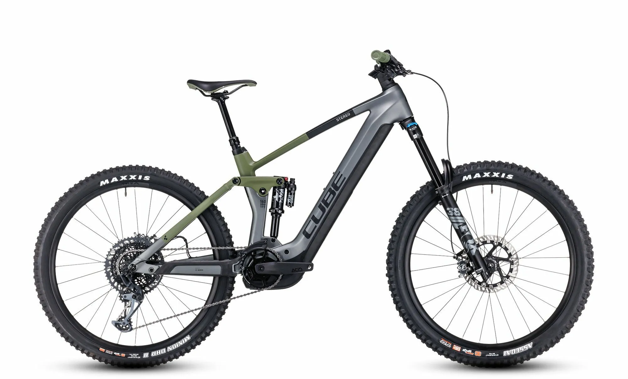 Cube Stereo Hybrid 160 HPC TM 750 27.5 flashgrey´n´olive 27,5" 750 Wh Diamant, Hersteller-flashgrey´n´olive, S Cube Stereo Hybrid 160 HPC TM 750 27.5 flashgrey´n´olive 27,5" 750 Wh Diamant, Hersteller-flashgrey´n´olive, S