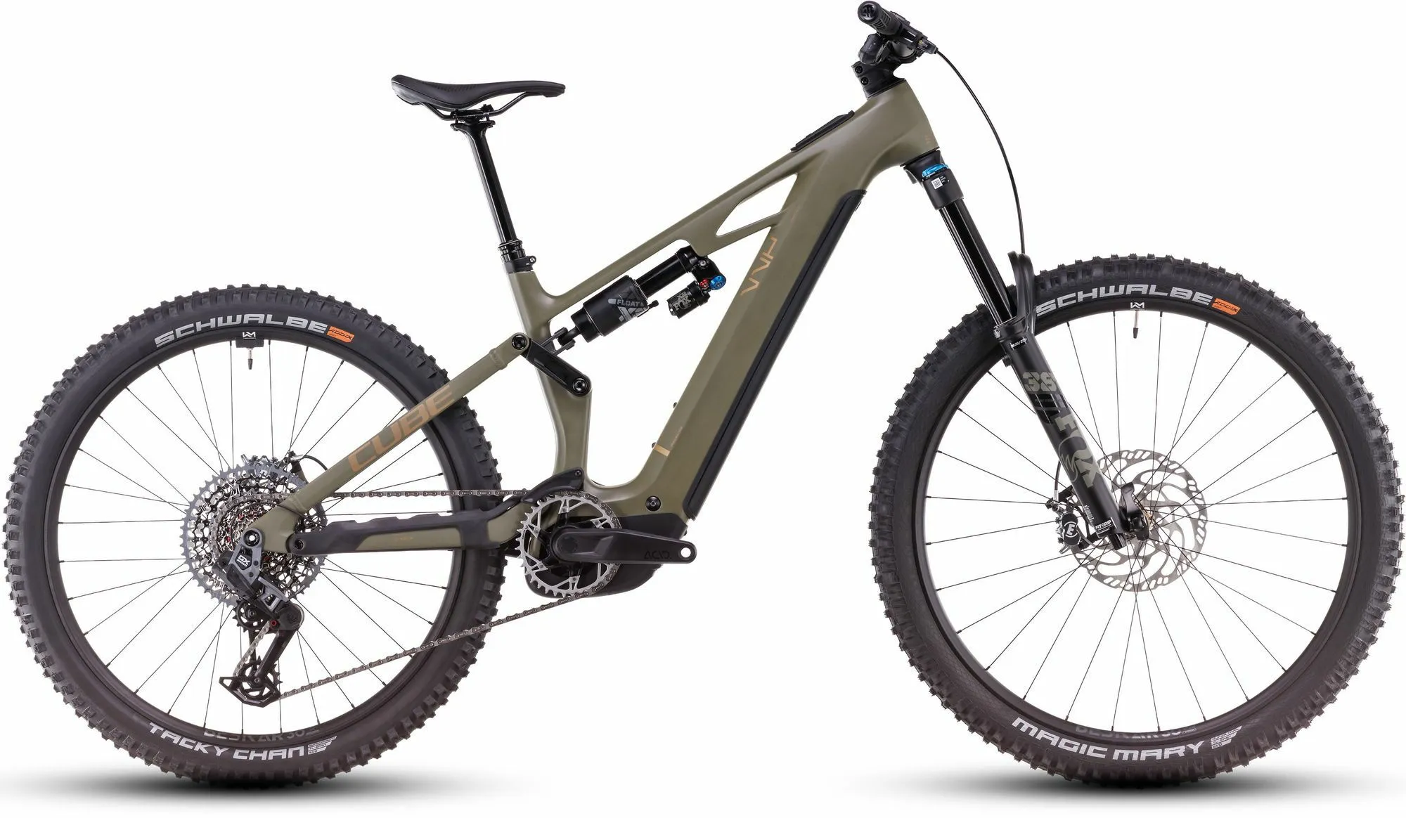 Cube Stereo Hybrid ONE77 HPC TM 800 dustyolive´n´gold 29" 800 Wh Diamant