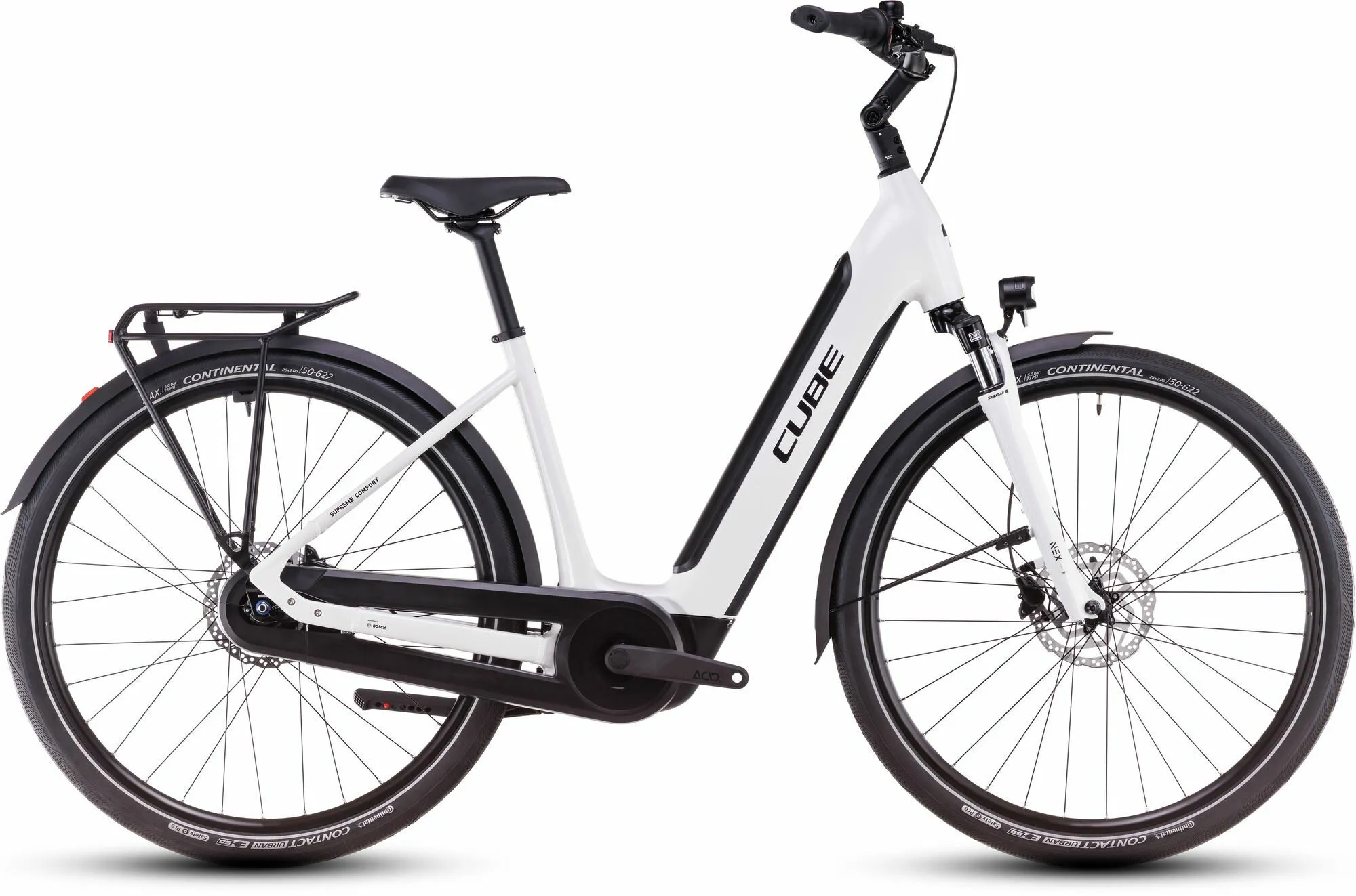 Cube Supreme Hybrid Comfort ONE 500 metallicwhite´n´black 28" 500 Wh Wave Cube Supreme Hybrid Comfort ONE 500 metallicwhite´n´black 28" 500 Wh Wave