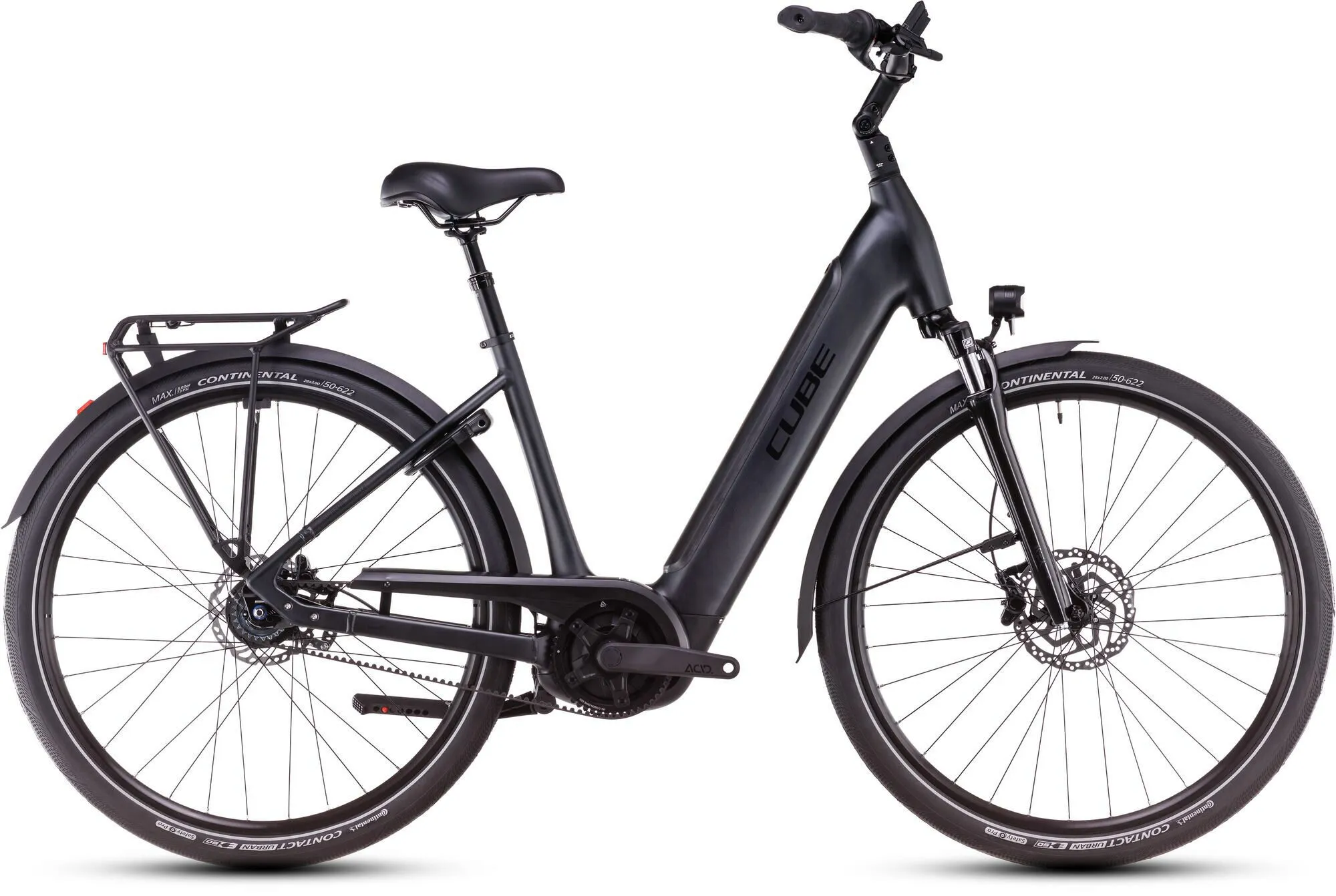 Cube Supreme RT Hybrid Deluxe EX 625 metalblack´n´glossy 28" 625 Wh Wave