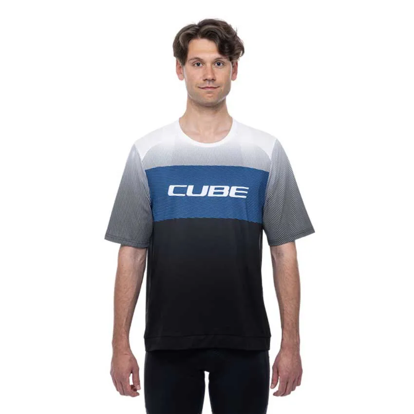 Cube Teamline Cmpt Kurzarm Enduro Trikot Cube Teamline Cmpt Kurzarm Enduro Trikot