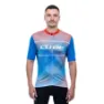 White / blue / red