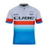 Cube Teamline Rookie Kurzarm-radtrikot, Blue / red / grey