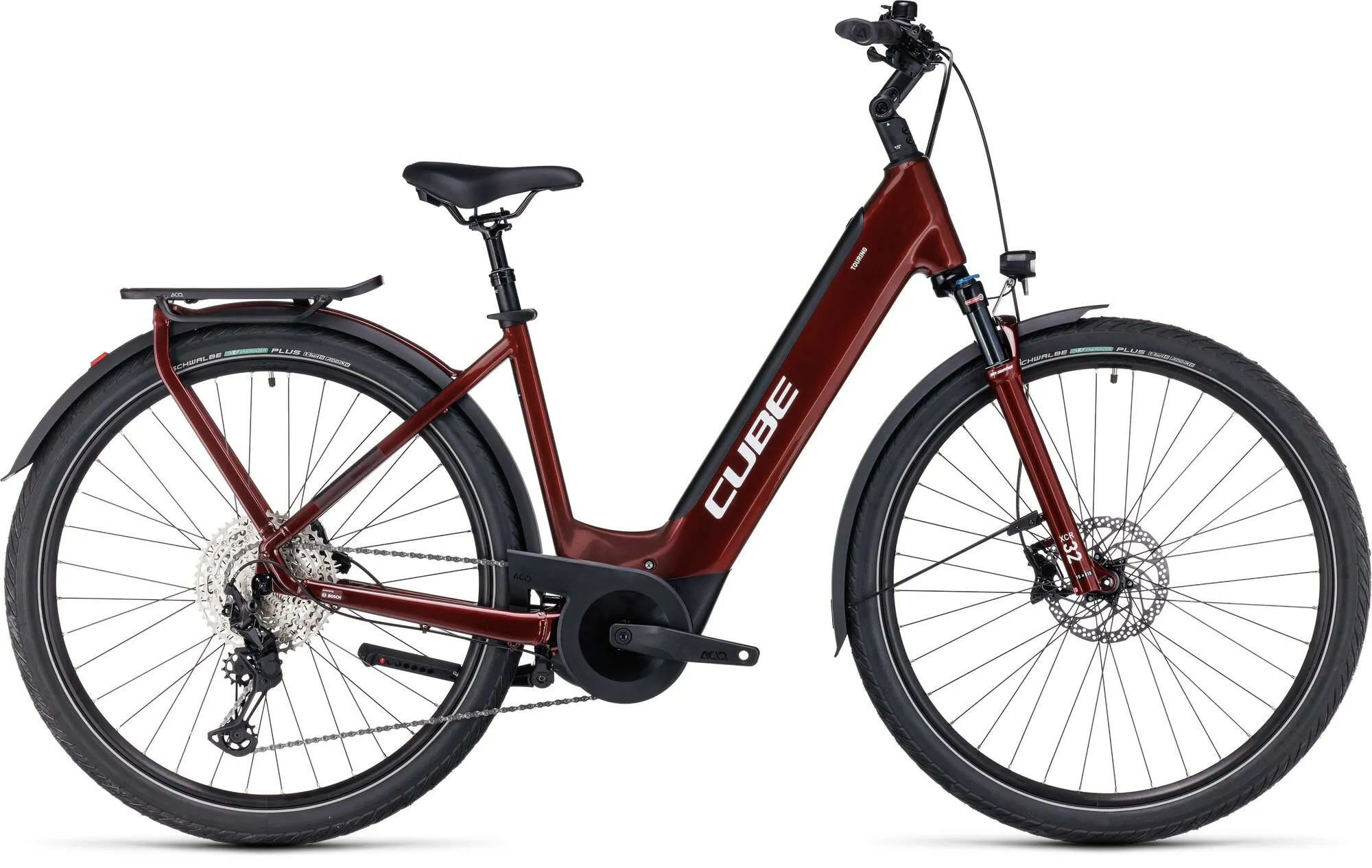 Cube Touring Hybrid EXC 625 red´n´white 28" 625 Wh Wave, Dunkelrot, 46cm Cube Touring Hybrid EXC 625 red´n´white 28" 625 Wh Wave, Dunkelrot, 46cm