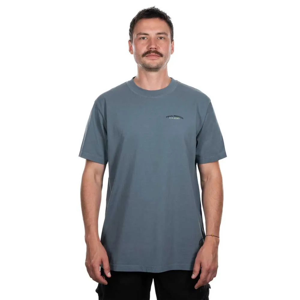 Cube Trail Proven Gty Fit Kurzarm-t-shirt, Petrol, XS