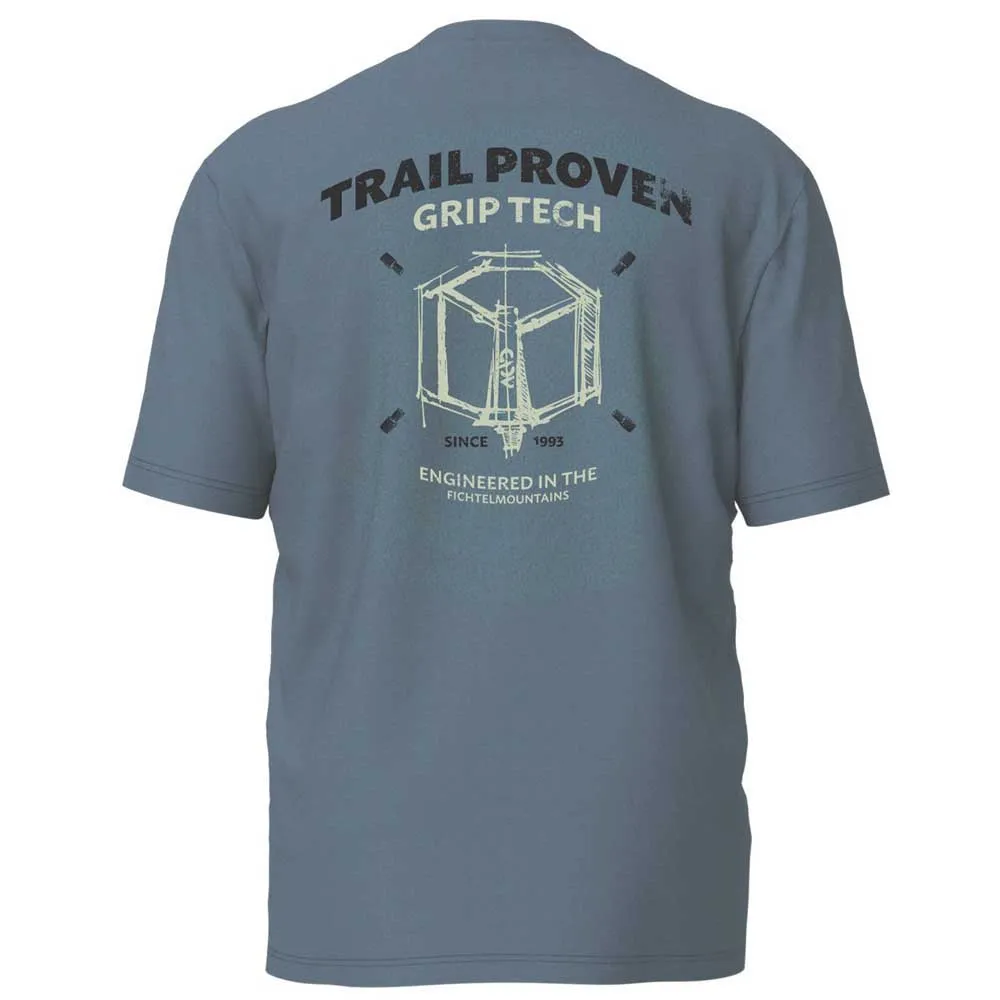 Cube Trail Proven Gty Fit Kurzarm-t-shirt, Petrol, XS