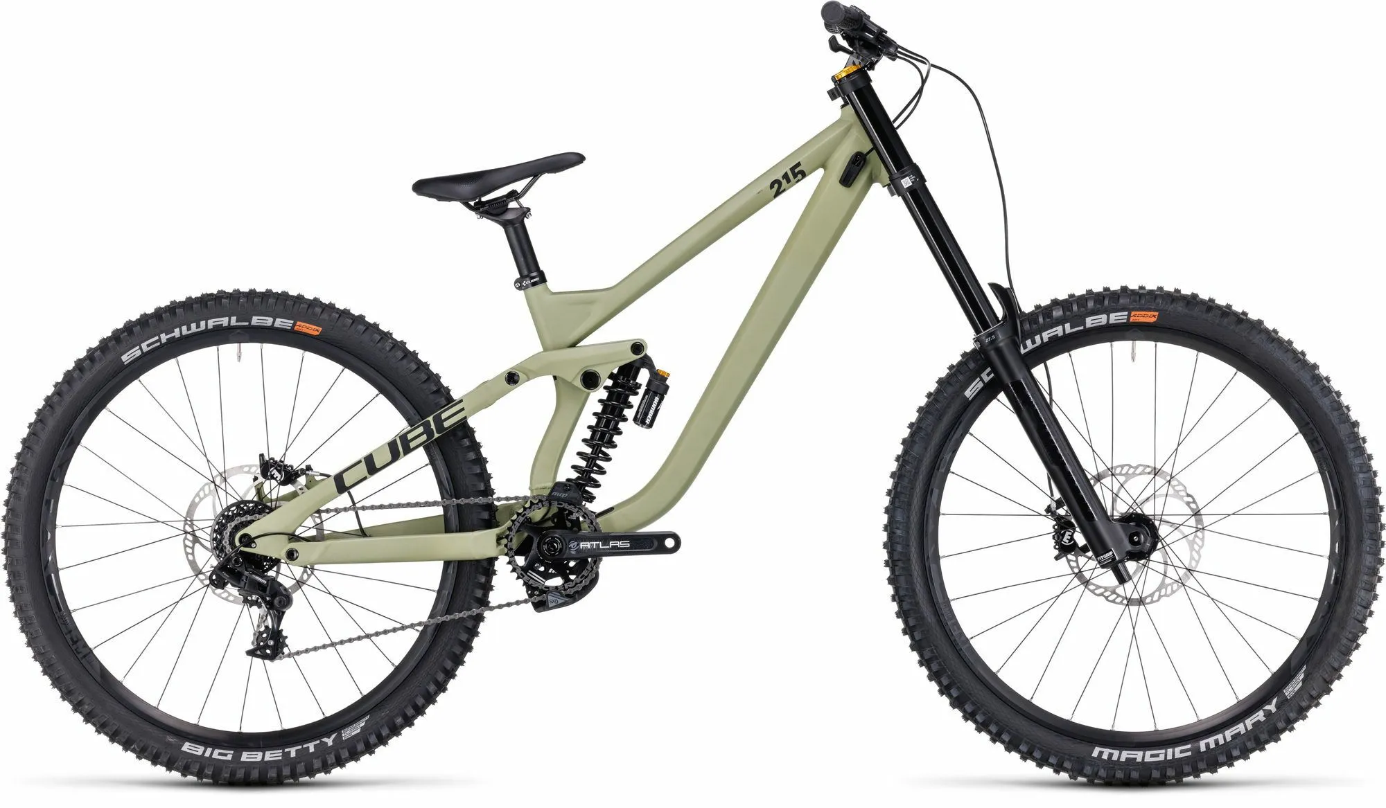 Cube TWO15 Race 27.5 lightolive´n´black 27,5" Diamant, Olivgrün, XL