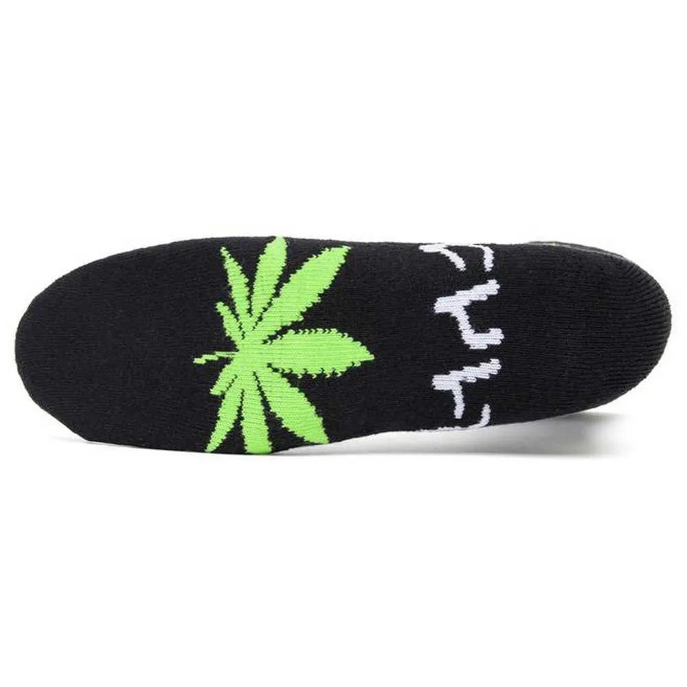 CULT Plantlife Crew Socken, Black / green CULT Plantlife Crew Socken, Black / green