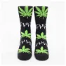 CULT Plantlife Crew Socken, Black / green