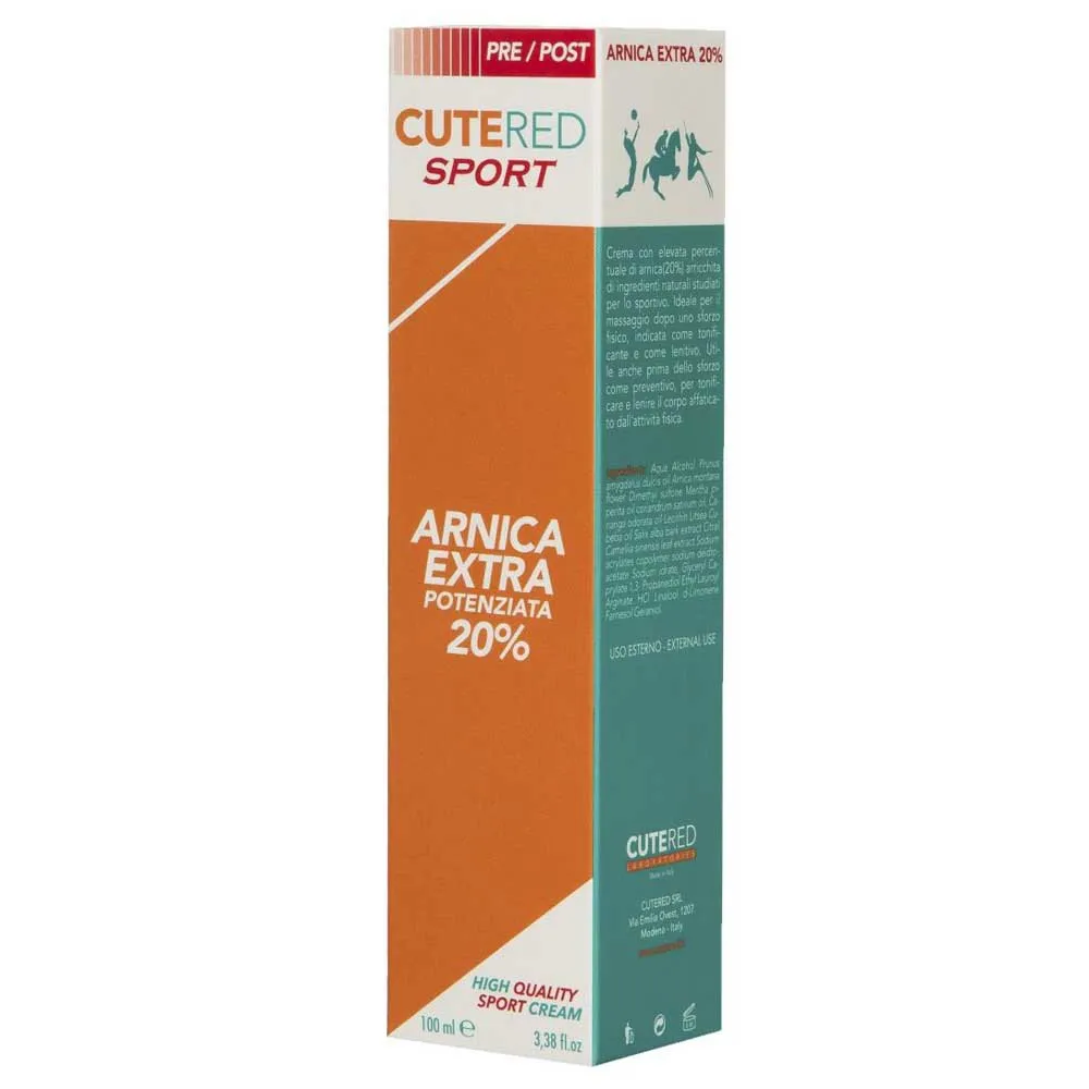 Cutered Arnica Extra Potenziata 20% Sahne 100ml, Orange / blue, One Size Cutered Arnica Extra Potenziata 20% Sahne 100ml, Orange / blue, One Size