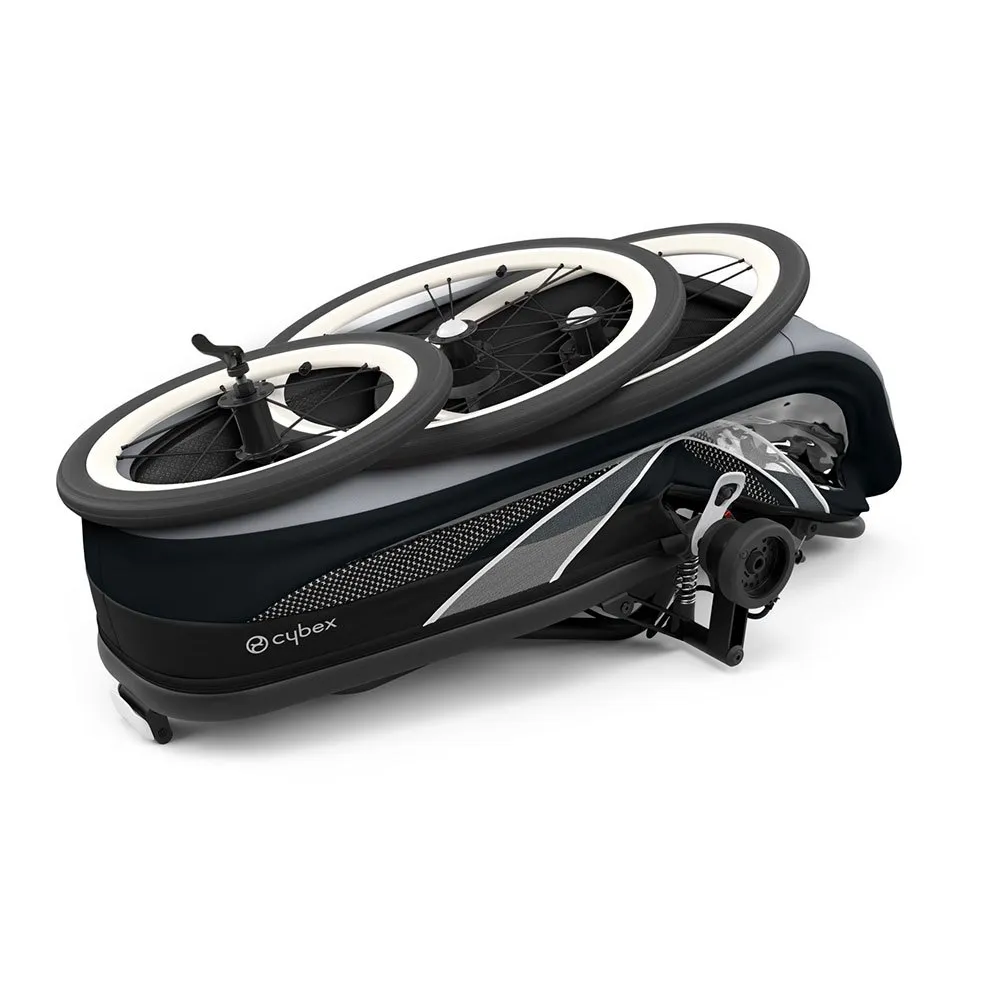 CYBEX Zeno One Box Kinderwagen unisex, All black, One Size